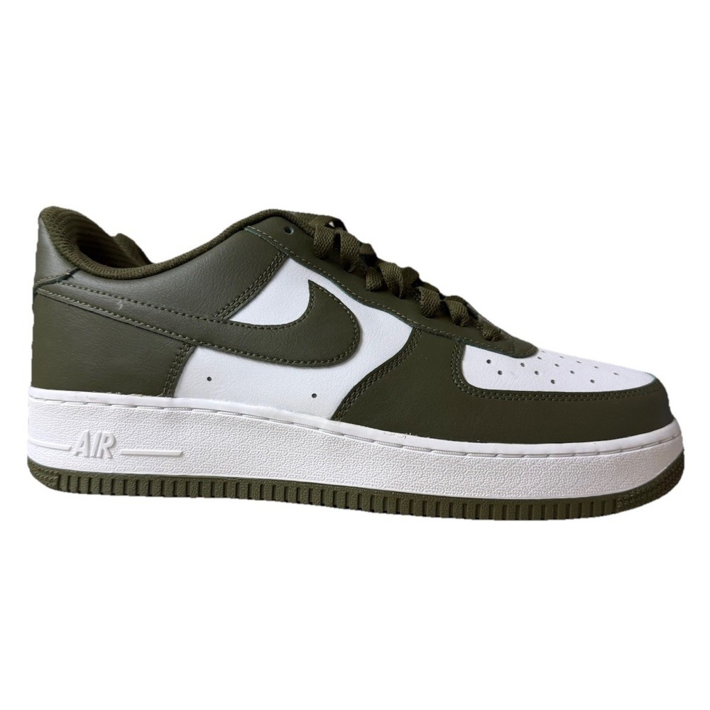 Nike By You Air Force ID Olive Green White |AQ3774-992 Size Men 10